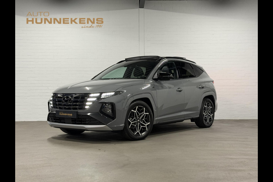 Hyundai Tucson 1.6 T-GDI PHEV N Line Sky 4WD Open dak | Adapt. cruise | Self driving Park assist | Stoelventilatie | Carplay | Stoelverwarming | Memory | 360 camera