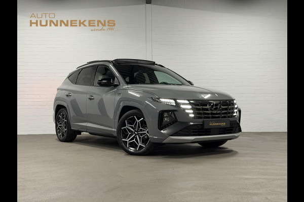 Hyundai Tucson 1.6 T-GDI PHEV N Line Sky 4WD Open dak | Adapt. cruise | Self driving Park assist | Stoelventilatie | Carplay | Stoelverwarming | Memory | 360 camera