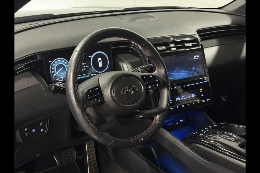 Hyundai Tucson 1.6 T-GDI PHEV N Line Sky 4WD Open dak | Adapt. cruise | Self driving Park assist | Stoelventilatie | Carplay | Stoelverwarming | Memory | 360 camera