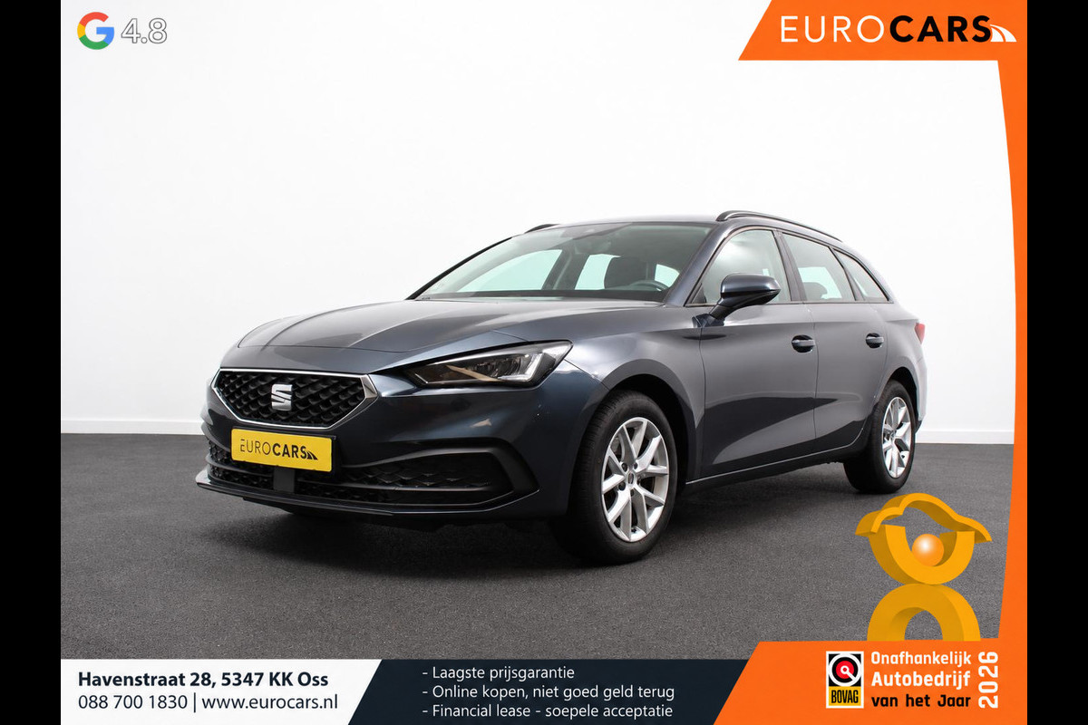 Seat Leon Sportstourer 1.5 eTSI 150pk DSG Style Navigatie Apple Carplay/Android Auto Parkeersensor achter Adaptive Cruise Control Stoelverwarming