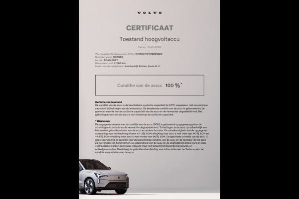 Volvo EC40 442PK Automaat Twin Performance Ultra Europa / Lightning / Panoramadak / Adaptive cruise control / 360 Camera / Elektrisch bedienbare stoelen met geheugen / Apple Carplay / Android auto /