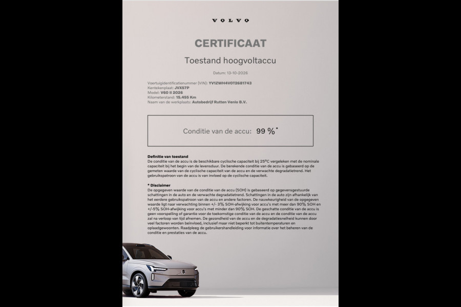 Volvo V60 T6 350PK Automaat AWD Ultra Dark / Long Range / 360 Camera / Harman Kardon audio / Head-up display / Panorama dak / Apple carplay / Android auto /