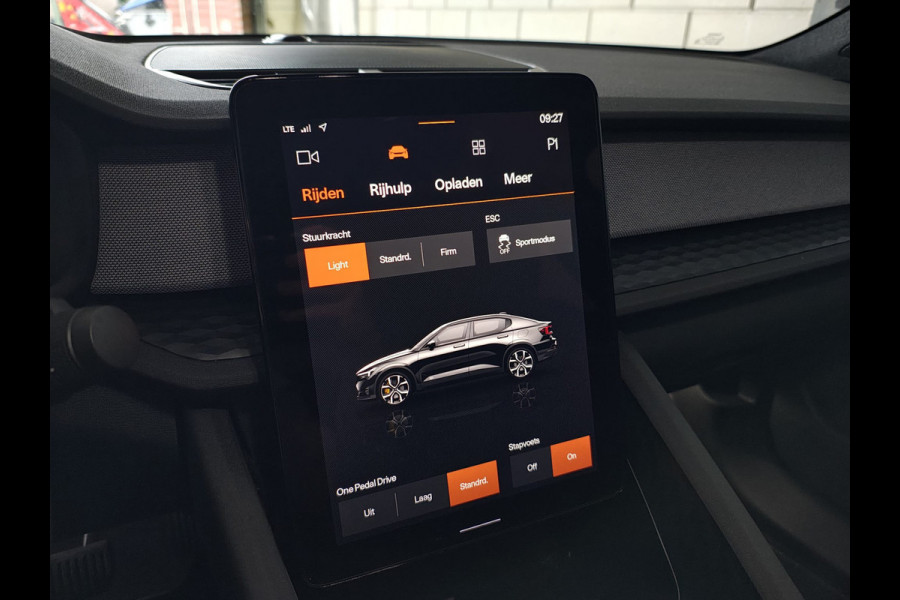 Polestar 2 Dual Motor Long Range 78kWh 408PK SOH 90% Google®-Maps Navi Camera Apple Carplay Android Auto Elek.Stoelen Memory Elek.Achterkle Keyless Bluetooth Led Lmv Isofix Rijstrooksensor Origineel Nederlandse Auto Dealeronderhouden