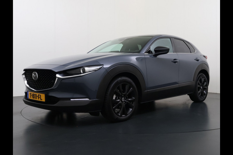 Mazda CX-30 2.0I 187PK M.Hybrid Automaat Trekhaak Adap.Cruise Camera Stoelverwarming Ecc Head-Up Display Navi Apple Carplay/Android Auto e-S Dodehoekdetectie Keyless Elek.Achterklep Privacy Glas Lmv Isofix DAB Bluetooth Regen-Lichtsensor 1.300KG Trekgewicht 1e Eigenaar