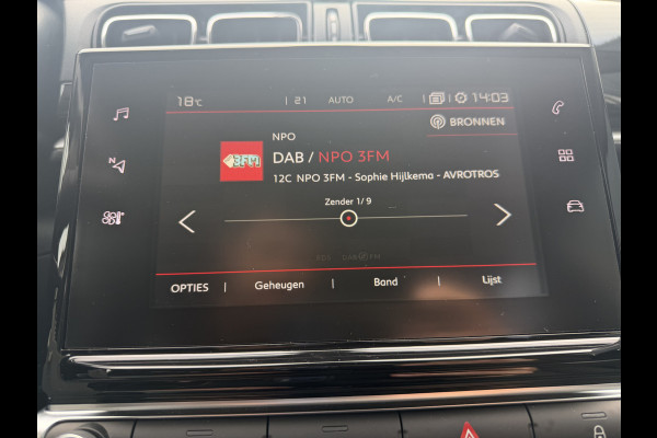 Citroën C3 110pk Shine (Camera - Navigatie - Automatische Airco - Apple Carplay - 17" - Parkeersensoren)