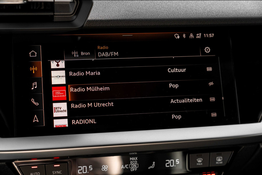 Audi A3 Sportback 40 TFSI e 204 PK 2x S-Line ACC Keyless Bang en Olufsen Keyless Elek.Klep 18''