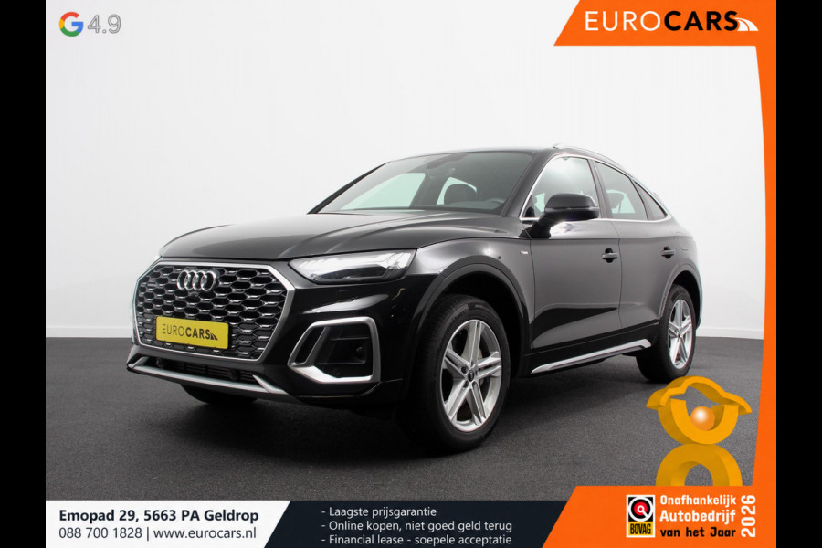 Audi Q5 Sportback 50 TFSI e S Edition S-Tronic Plug in Hybrid Navigatie Climate Control Camera Adaptive Cruise Control Elektrische Achterklep Led Matrix Stoelverwarming