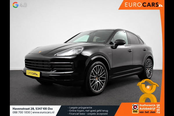 Porsche Cayenne Coupé 3.0 E-Hybrid 462pk Platinum Edition DEMO! Luchtvering Leder Panoramadak Camera Navigatie Elektrisch bedienbare achterklep Apple Carplay/ Android Auto Sfeerverlichting Cruise control