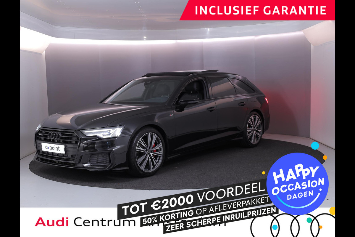 Audi A6 Avant 55 TFSI e quattro Pro Line S Competition 367 pk S-tronic | Navigatie | Panoramadak | Parkeersensoren | Achteruitrijcamera | Lederen bekleding | Stoelverwarming | S-Line |