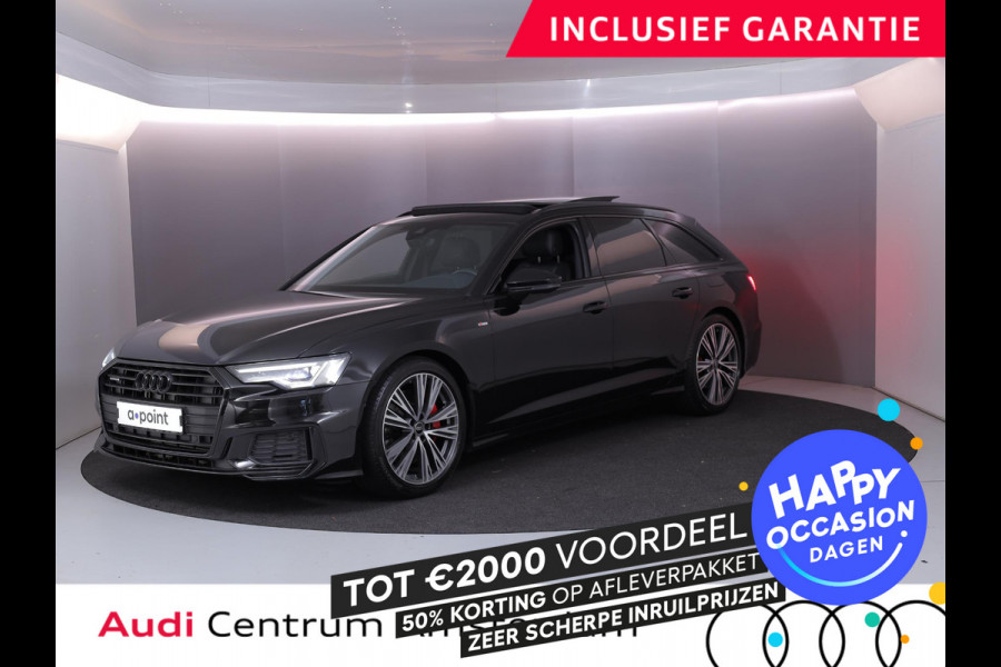 Audi A6 Avant 55 TFSI e quattro Pro Line S Competition 367 pk S-tronic | Navigatie | Panoramadak | Parkeersensoren | Achteruitrijcamera | Lederen bekleding | Stoelverwarming | S-Line |