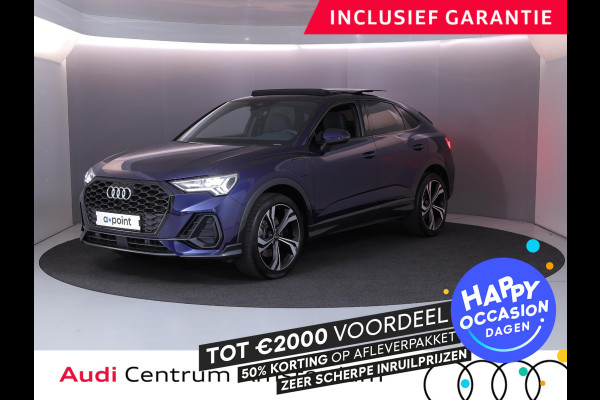 Audi Q3 Sportback 45 TFSI e S Edition 245 pk S-tronic | Navigatie | Panoramadak | Parkeersensoren | Achteruitrijcamera | Adaptieve cruise control | Lichtmetalen velgen 20" | S-line interieur
