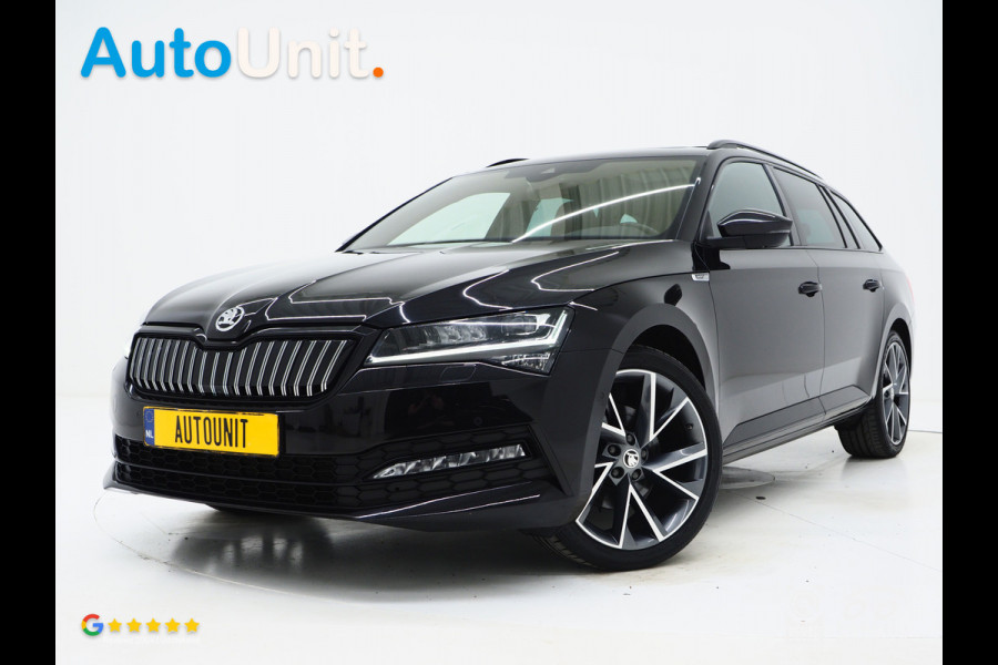 Škoda Superb Combi 1.4 TSI iV Sportline | Leder/Alcantara | Trekhaak | Carbon | Canton | Memory | Sfeerlicht | Keyless