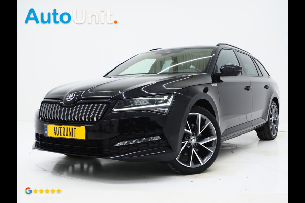 Škoda Superb Combi 1.4 TSI iV Sportline | Leder/Alcantara | Trekhaak | Carbon | Canton | Memory | Sfeerlicht | Keyless