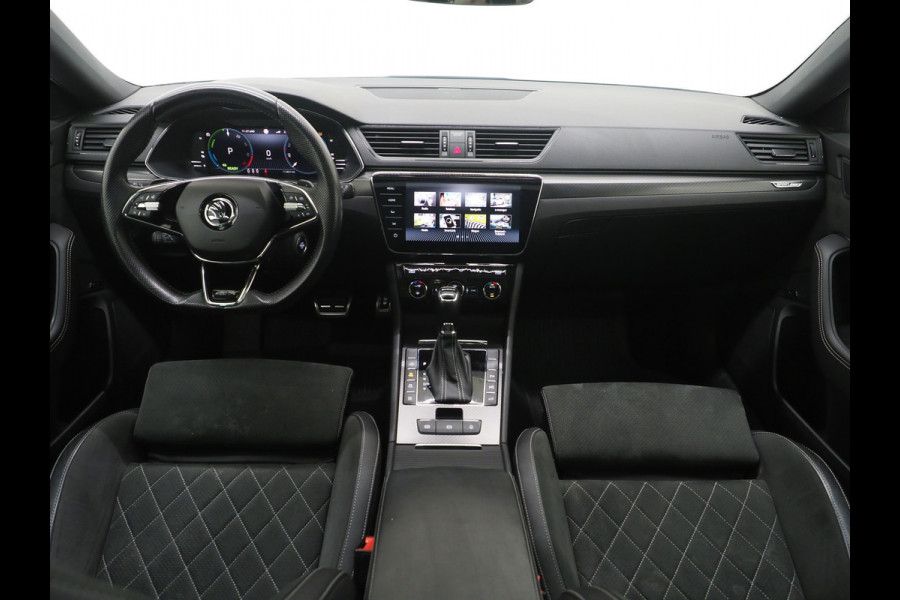 Škoda Superb Combi 1.4 TSI iV Sportline | Leder/Alcantara | Trekhaak | Carbon | Canton | Memory | Sfeerlicht | Keyless