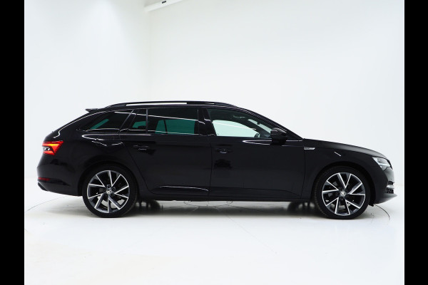 Škoda Superb Combi 1.4 TSI iV Sportline | Leder/Alcantara | Trekhaak | Carbon | Canton | Memory | Sfeerlicht | Keyless