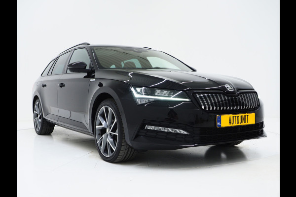 Škoda Superb Combi 1.4 TSI iV Sportline | Leder/Alcantara | Trekhaak | Carbon | Canton | Memory | Sfeerlicht | Keyless