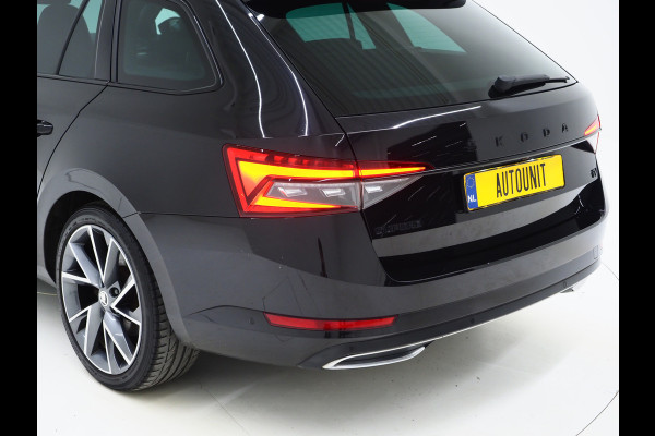 Škoda Superb Combi 1.4 TSI iV Sportline | Leder/Alcantara | Trekhaak | Carbon | Canton | Memory | Sfeerlicht | Keyless