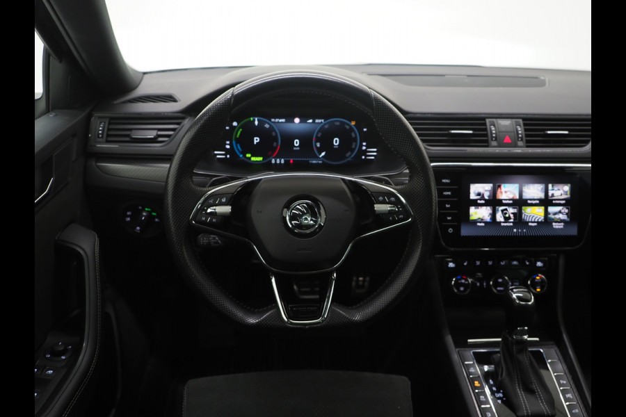 Škoda Superb Combi 1.4 TSI iV Sportline | Leder/Alcantara | Trekhaak | Carbon | Canton | Memory | Sfeerlicht | Keyless