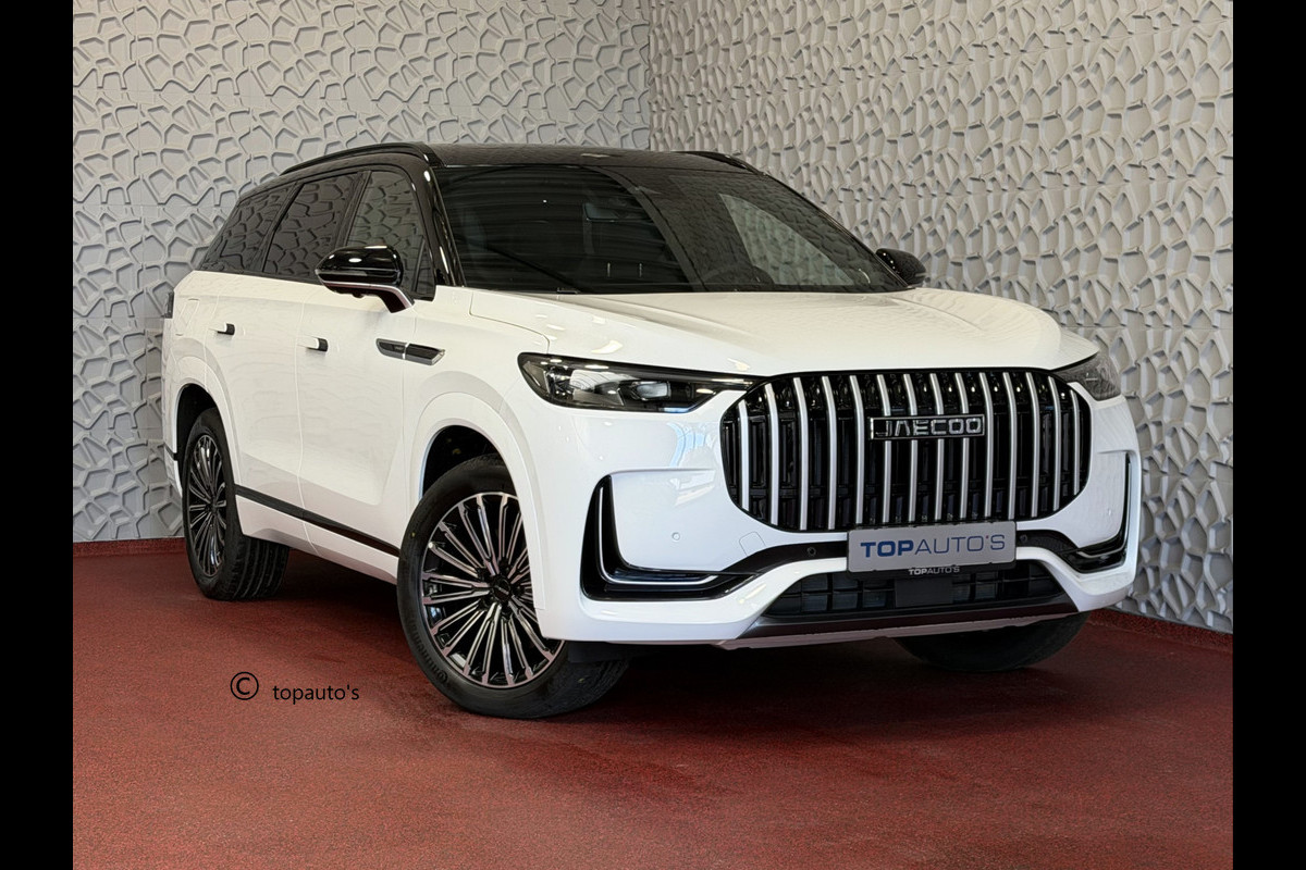 Jaecoo 8 EXCLUSIVE | AWD | 428 PK | 7-PERSOONS | 7 JAAR GARANTIE | KHAKI WHITE phev plug in hybrid