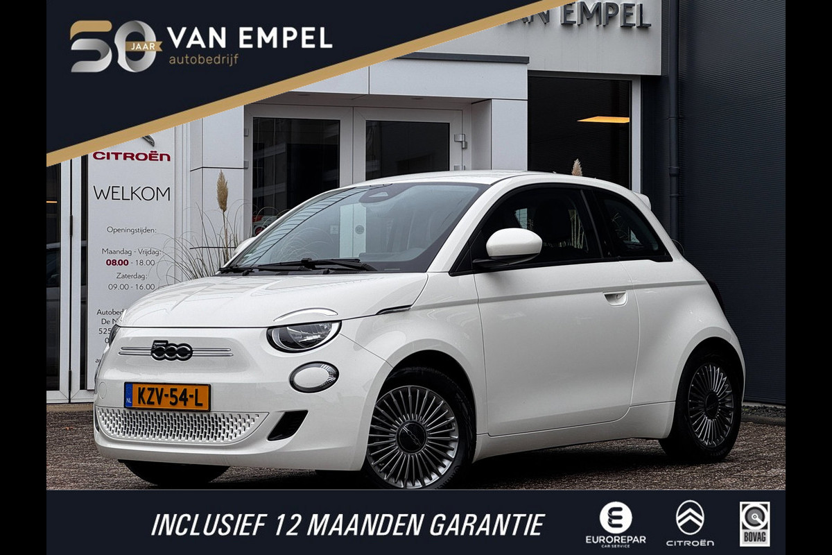 Fiat 500E 42 kWh | 95% SOH | Navigatie By App | Climate Control | Cruise control | DAB |