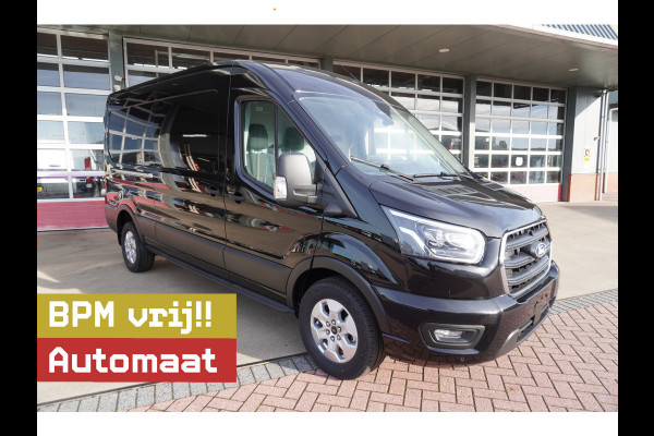Ford Transit 350L 2.0 TDCI 165PK L3H2 Limited Automaat nr.V108 | Airco | Adap. Cruise | 360 Camera