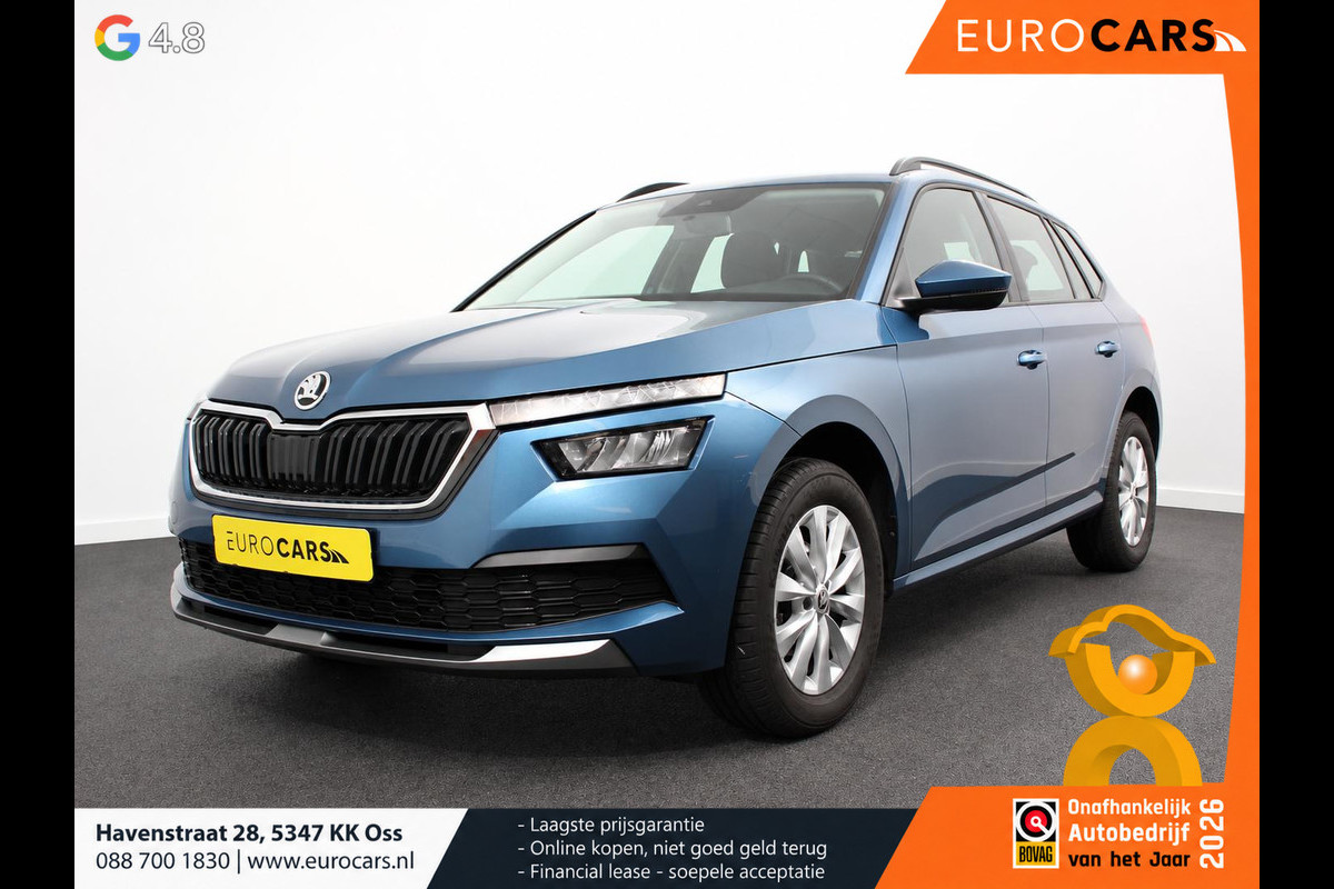 Škoda Kamiq 1.0 TSI 110 pk DSG Scoutline Dynamic Navigatie Apple Carplay/ Android Auto Camera Adaptieve cruise control Stoelverwarming Wegklapbare trekhaak LED-verlichting voor