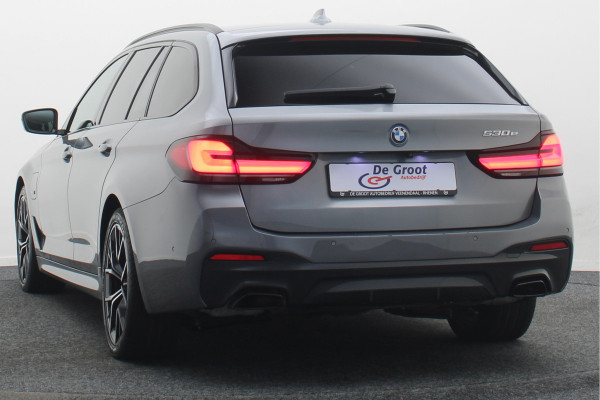 BMW 5 Serie Touring 530e M Sport Edition Leer, Soft-Close, 360° Camera, Head-Up, Stoelverwarming/ventilatie, LED, 19''