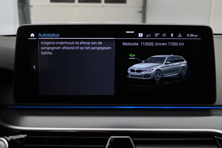 BMW 5 Serie Touring 530e M Sport Edition Leer, Soft-Close, 360° Camera, Head-Up, Stoelverwarming/ventilatie, LED, 19''