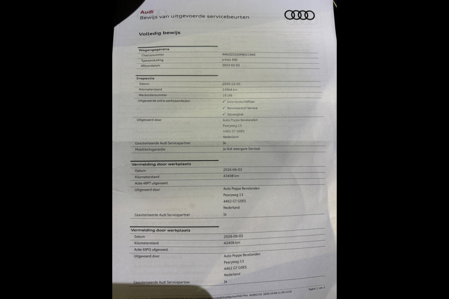 Audi e-tron 55 quattro S edition 95 kWh 96,2%|Trekhaak|Luchtvering|Lane Assist