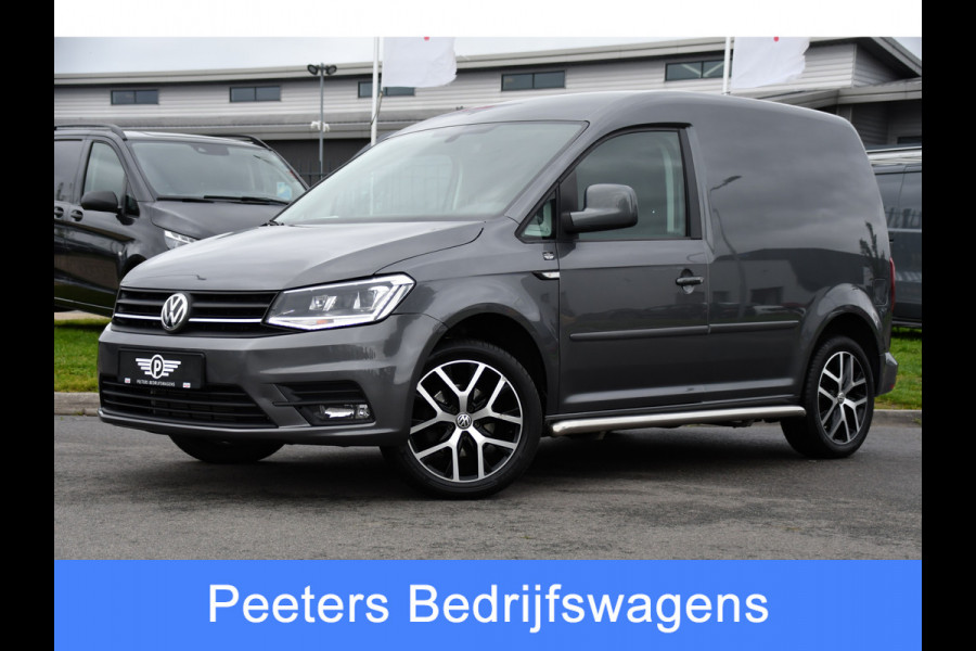 Volkswagen Caddy 2.0 TDI L1H1 BMT Highline Adaptieve Cruise, Carplay, LED, Clima, Stoelverwarming, 150pk, Automaat, Leder, Uniek!