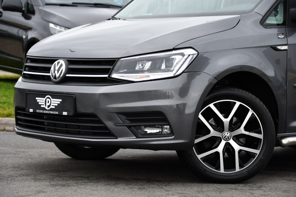 Volkswagen Caddy 2.0 TDI L1H1 BMT Highline Adaptieve Cruise, Carplay, LED, Clima, Stoelverwarming, 150pk, Automaat, Leder, Uniek!