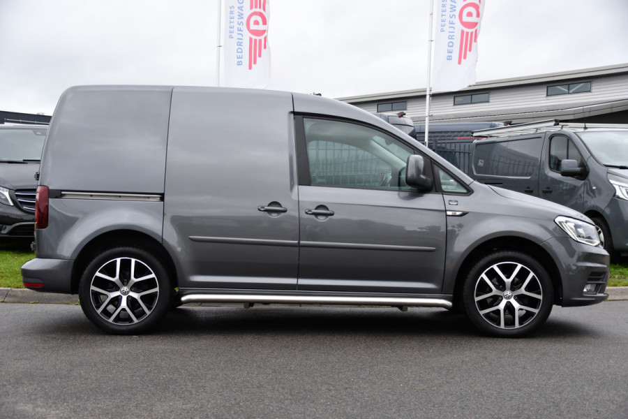 Volkswagen Caddy 2.0 TDI L1H1 BMT Highline Adaptieve Cruise, Carplay, LED, Clima, Stoelverwarming, 150pk, Automaat, Leder, Uniek!