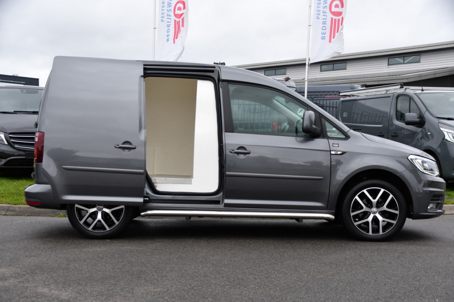 Volkswagen Caddy 2.0 TDI L1H1 BMT Highline Adaptieve Cruise, Carplay, LED, Clima, Stoelverwarming, 150pk, Automaat, Leder, Uniek!