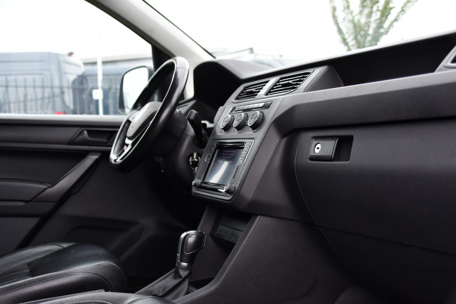 Volkswagen Caddy 2.0 TDI L1H1 BMT Highline Adaptieve Cruise, Carplay, LED, Clima, Stoelverwarming, 150pk, Automaat, Leder, Uniek!