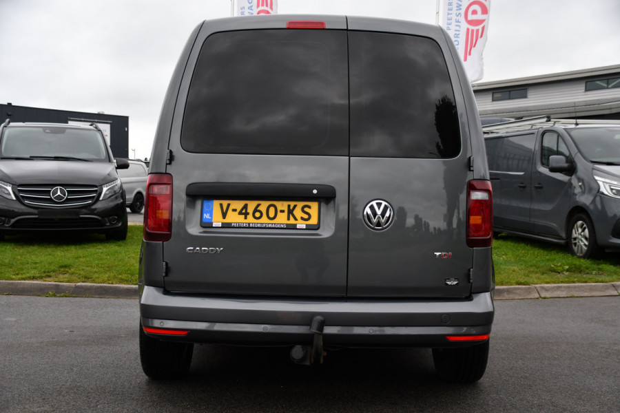 Volkswagen Caddy 2.0 TDI L1H1 BMT Highline Adaptieve Cruise, Carplay, LED, Clima, Stoelverwarming, 150pk, Automaat, Leder, Uniek!