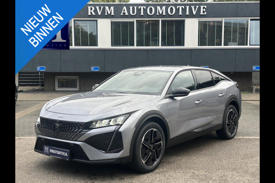 Peugeot e-408 Allure 58 kWh SOH 99% | NIEUWE AUTO | ACHTERUITRIJCAMERA | KEYLESS | STOEL + STUURVERWARMING | ADAP. CRUISE | APPLE CARPLAY | RIJKLAAR INCL. 12 MND BOVAG GARANTIE |