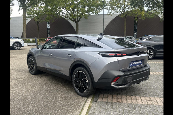 Peugeot e-408 Allure 58 kWh SOH 99% | NIEUWE AUTO | ACHTERUITRIJCAMERA | KEYLESS | STOEL + STUURVERWARMING | ADAP. CRUISE | APPLE CARPLAY | RIJKLAAR INCL. 12 MND BOVAG GARANTIE |