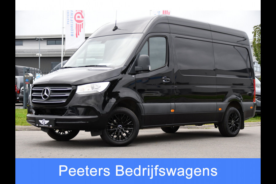 Mercedes-Benz Sprinter 314 2.2 CDI L2H2 RWD Black Edition Camera, Carplay, Sensoren, 143pk, Automaat, Trekhaak, 7'' Mbux, Uniek!