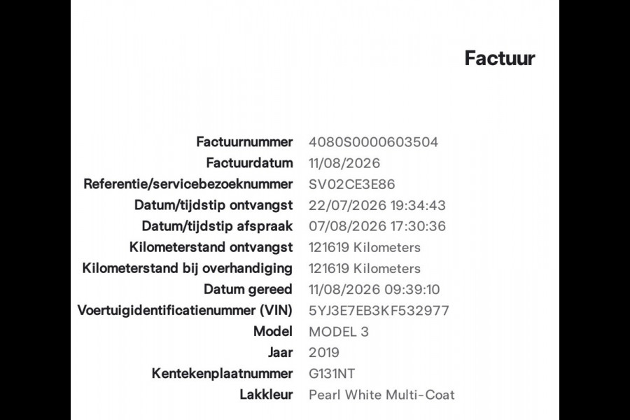 Tesla Model 3 Long Range AWD 75 kWh NIEUW ACCU PAKKET FACTUUR AANWEZIG !!!!