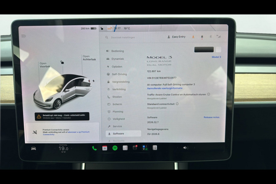 Tesla Model 3 Long Range AWD 75 kWh NIEUW ACCU PAKKET FACTUUR AANWEZIG !!!!