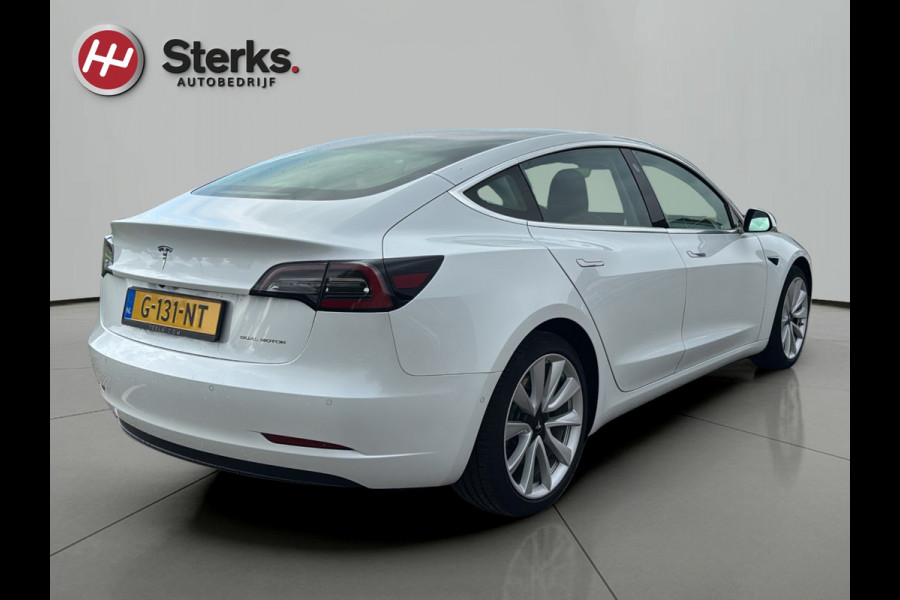 Tesla Model 3 Long Range AWD 75 kWh NIEUW ACCU PAKKET FACTUUR AANWEZIG !!!!
