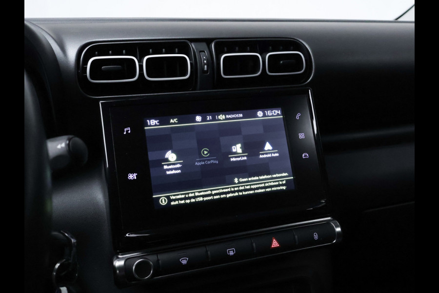 Citroën C3 Aircross 1.2 PureTech S&S Feel Sport (APPLE CARPLAY,NAVI,CLIMATE,CRUISE,GETINT,SPORTSTOELEN,LM VELGEN,NETTE STAAT)