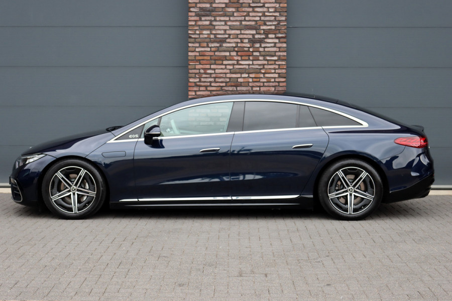 Mercedes-Benz EQS 450+ AMG Line 108 kWh | Luchtvering | Hyperscreen | Achterasbesturing | Distronic | Panoramadak | Elek. Achterstoelen | Camera | Keyless Go |