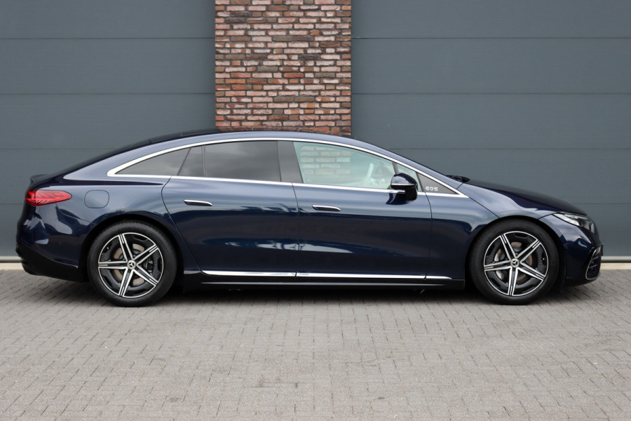 Mercedes-Benz EQS 450+ AMG Line 108 kWh | Luchtvering | Hyperscreen | Achterasbesturing | Distronic | Panoramadak | Elek. Achterstoelen | Camera | Keyless Go |