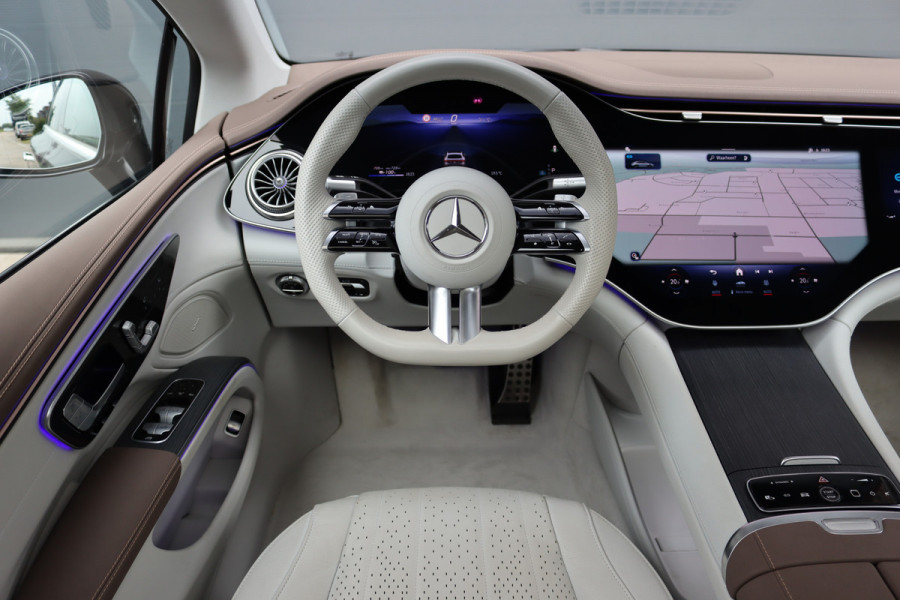 Mercedes-Benz EQS 450+ AMG Line 108 kWh | Luchtvering | Hyperscreen | Achterasbesturing | Distronic | Panoramadak | Elek. Achterstoelen | Camera | Keyless Go |