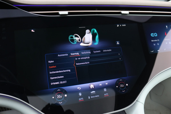 Mercedes-Benz EQS 450+ AMG Line 108 kWh | Luchtvering | Hyperscreen | Achterasbesturing | Distronic | Panoramadak | Elek. Achterstoelen | Camera | Keyless Go |