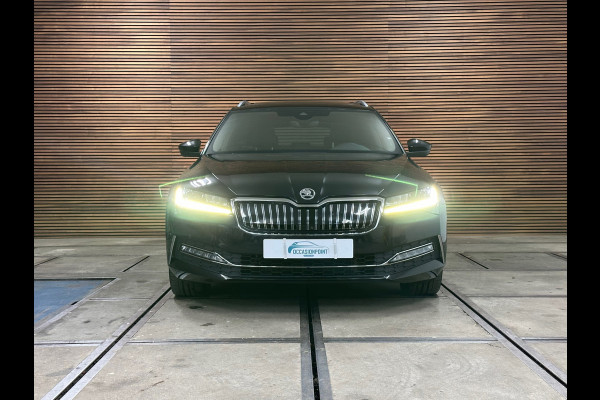 Škoda Superb Combi 1.4 TSI iV Laurin & Klement | Panoramadak | Carplay | Verwarmbare/Ventilatie stoelen | 360° Camera | Leder| ACC