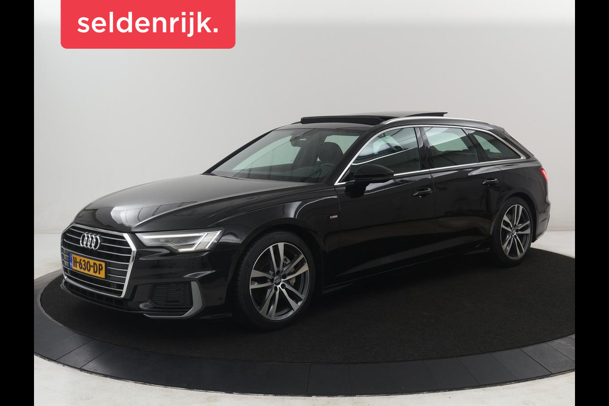Audi A6 Avant 45 TFSI Sport 3x S line edition | Panoramadak | Half leder | Memory | Cruise control | Stoelverwarming | Trekhaak | Park assist | Carplay | Full LED