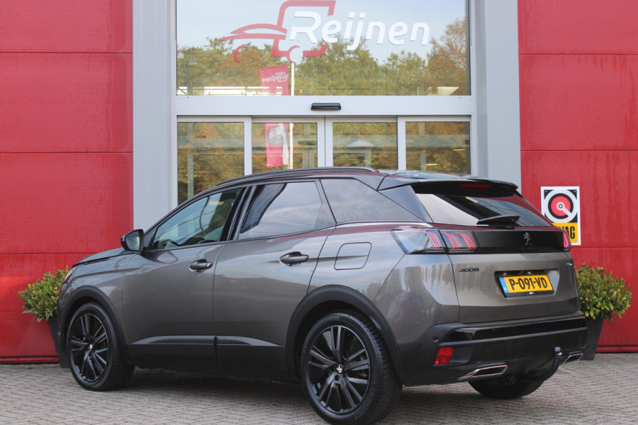 Peugeot 3008 1.6 HYbrid 225PK GT PACK BUSINESS BLACK PACK | AFNEEMBARE TREKHAAK | ADAPTIVE CRUISE CONTROL | ELEKLTRISCH VERSTELBARE BESTUUDERSSTOEL MET GEHEUGENFUNCTIE | MASSAGE FUNCTIE OP BEIDE VOORSTOELEN | STOEL VERWARMING | FULL LED KOPLAMPEN | ELEKTRISCH BEDIENBARE ACHTERKLEP | FOCAL AUDIO SYSTEEM | ZWART DAK | LICHTMETALEN VELGEN 19" | DODEHOEK DETECTIE | KEYLESS ENTRY/START | APPLE CARPLAY/ANDROID AUTO | NAVIGATIE | CAMERA VOOR + ACHTER |