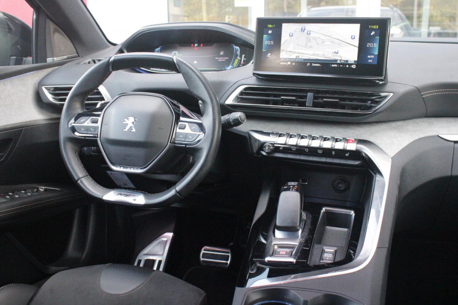 Peugeot 3008 1.6 HYbrid 225PK GT PACK BUSINESS BLACK PACK | AFNEEMBARE TREKHAAK | ADAPTIVE CRUISE CONTROL | ELEKLTRISCH VERSTELBARE BESTUUDERSSTOEL MET GEHEUGENFUNCTIE | MASSAGE FUNCTIE OP BEIDE VOORSTOELEN | STOEL VERWARMING | FULL LED KOPLAMPEN | ELEKTRISCH BEDIENBARE ACHTERKLEP | FOCAL AUDIO SYSTEEM | ZWART DAK | LICHTMETALEN VELGEN 19" | DODEHOEK DETECTIE | KEYLESS ENTRY/START | APPLE CARPLAY/ANDROID AUTO | NAVIGATIE | CAMERA VOOR + ACHTER |